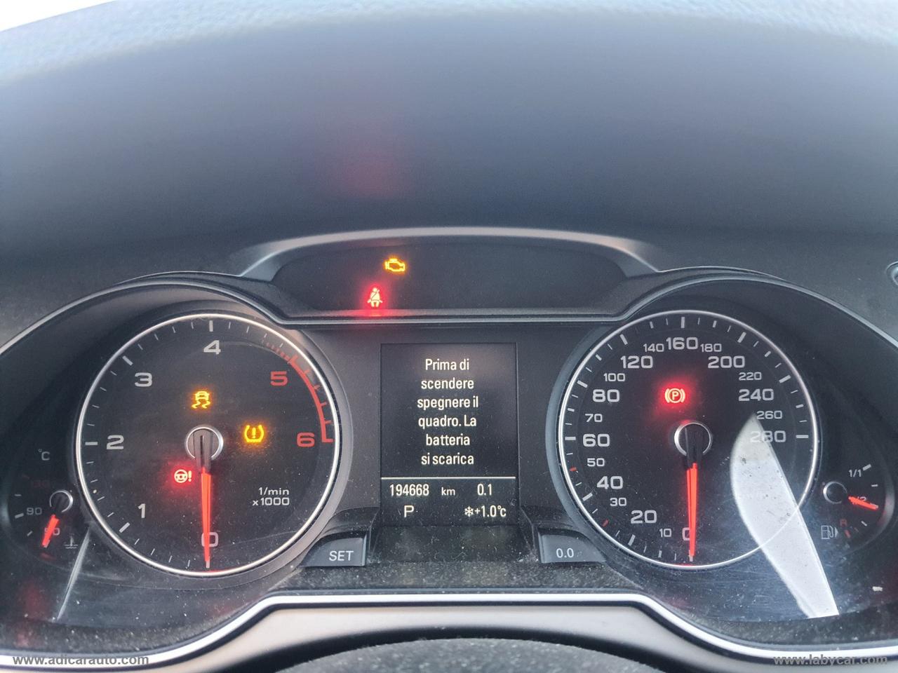 AUDI A4 2.0 TDI 190 CV multitronic AUTO NON MARCIANTE