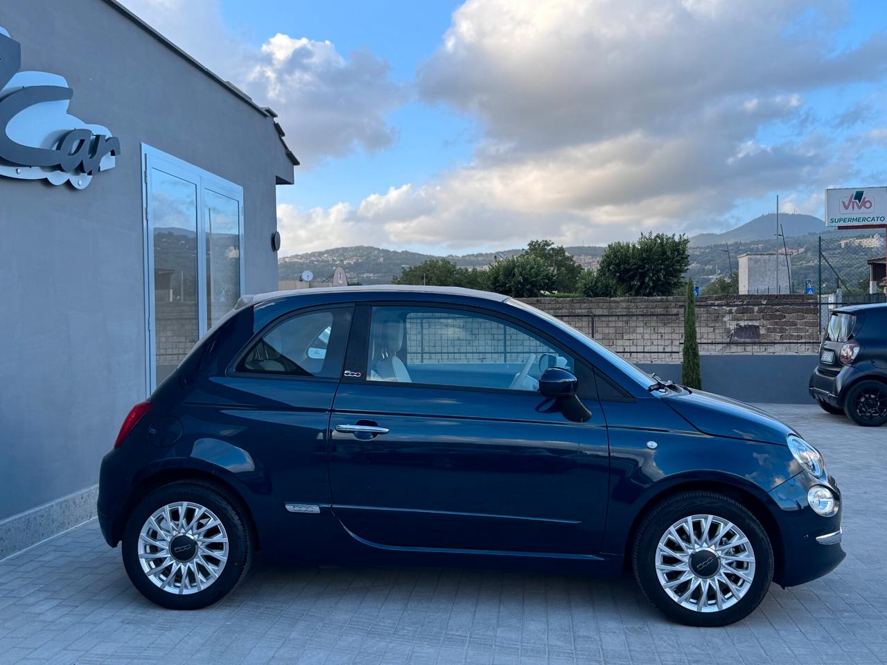 Fiat 500 C 1.0 Hybrid Lounge - COME NUOVA - COLORE BLU DIPINTO DI BLU