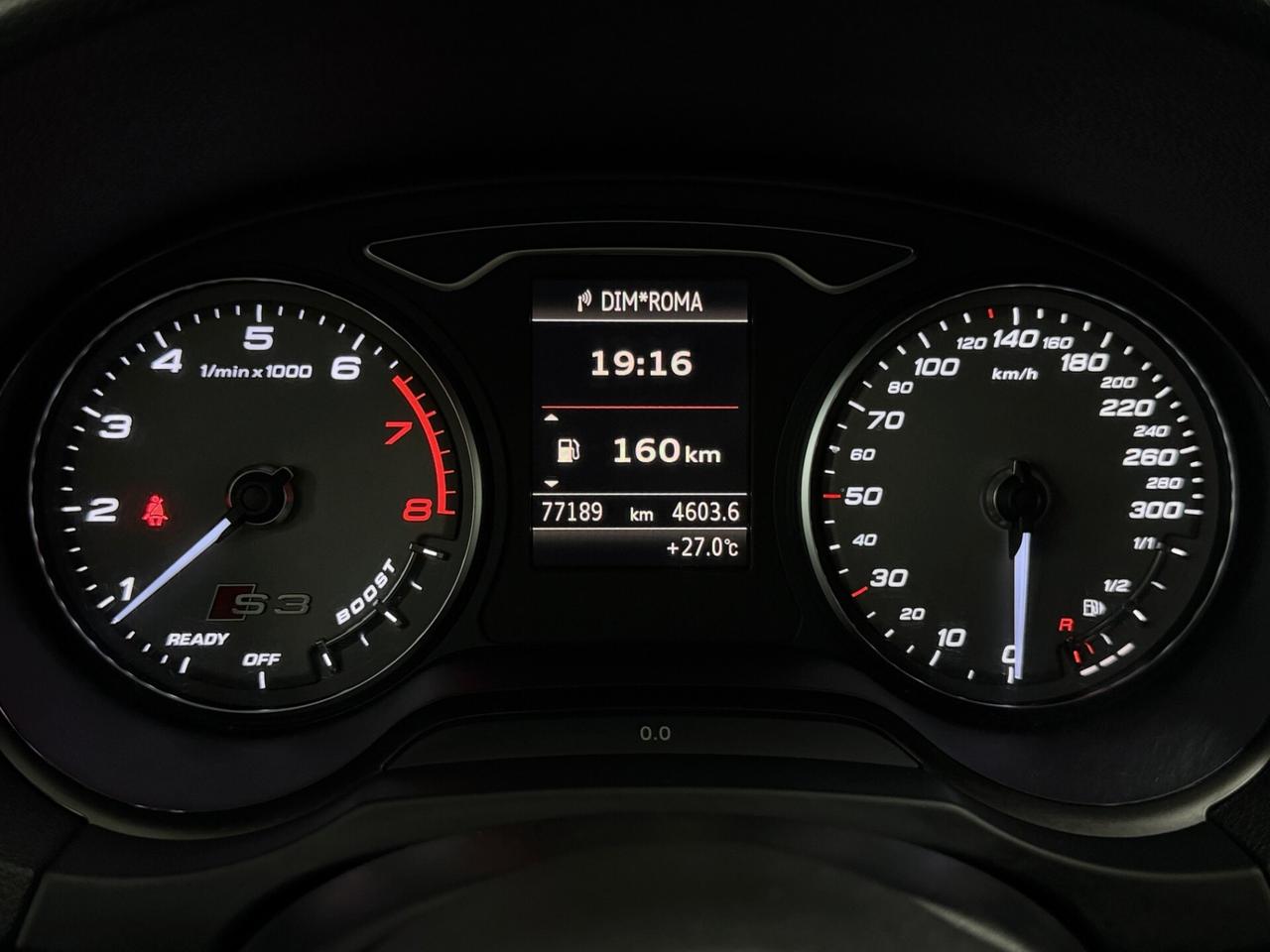 Audi A3 S3 2.0 TFSI 300 CV QUATTRO 3P RETROCAMERA PELLE ALCANTARA BIXENO ALLARME SUBWOOFER RUOTINO