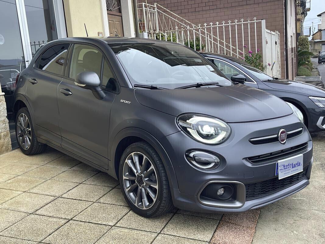 Fiat 500X 1.6 MultiJet 130 CV Sport Fari Full LED, Retrocamera, Navigatore, Cerchi 18, Grigio opaco