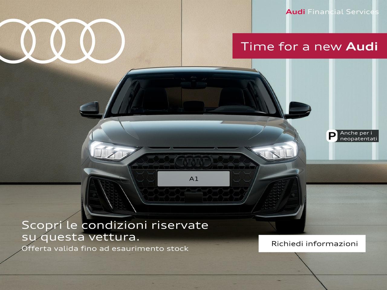 Audi A1 sportback 35 1.5 tfsi identity black s-tronic