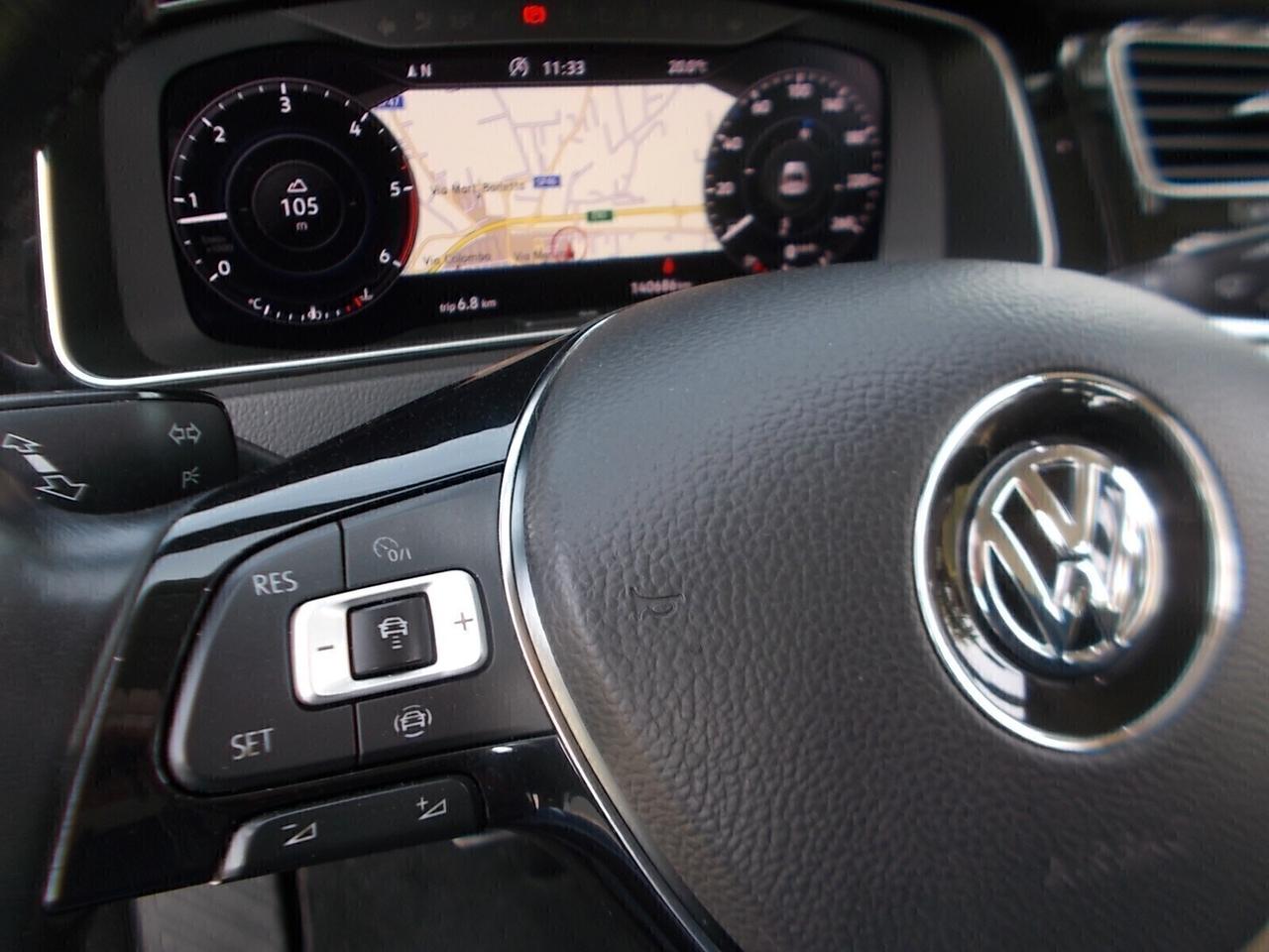 Volkswagen Golf 1.6 TDi VIRTUAL COCKPIT da VETRINA