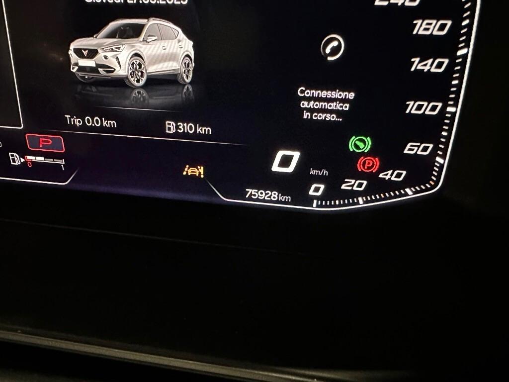 CUPRA FORMENTOR 1.5 TSI 150CV DSG*NO VINCOLI FINANZ*UNIPRO AZIENDALE FULL