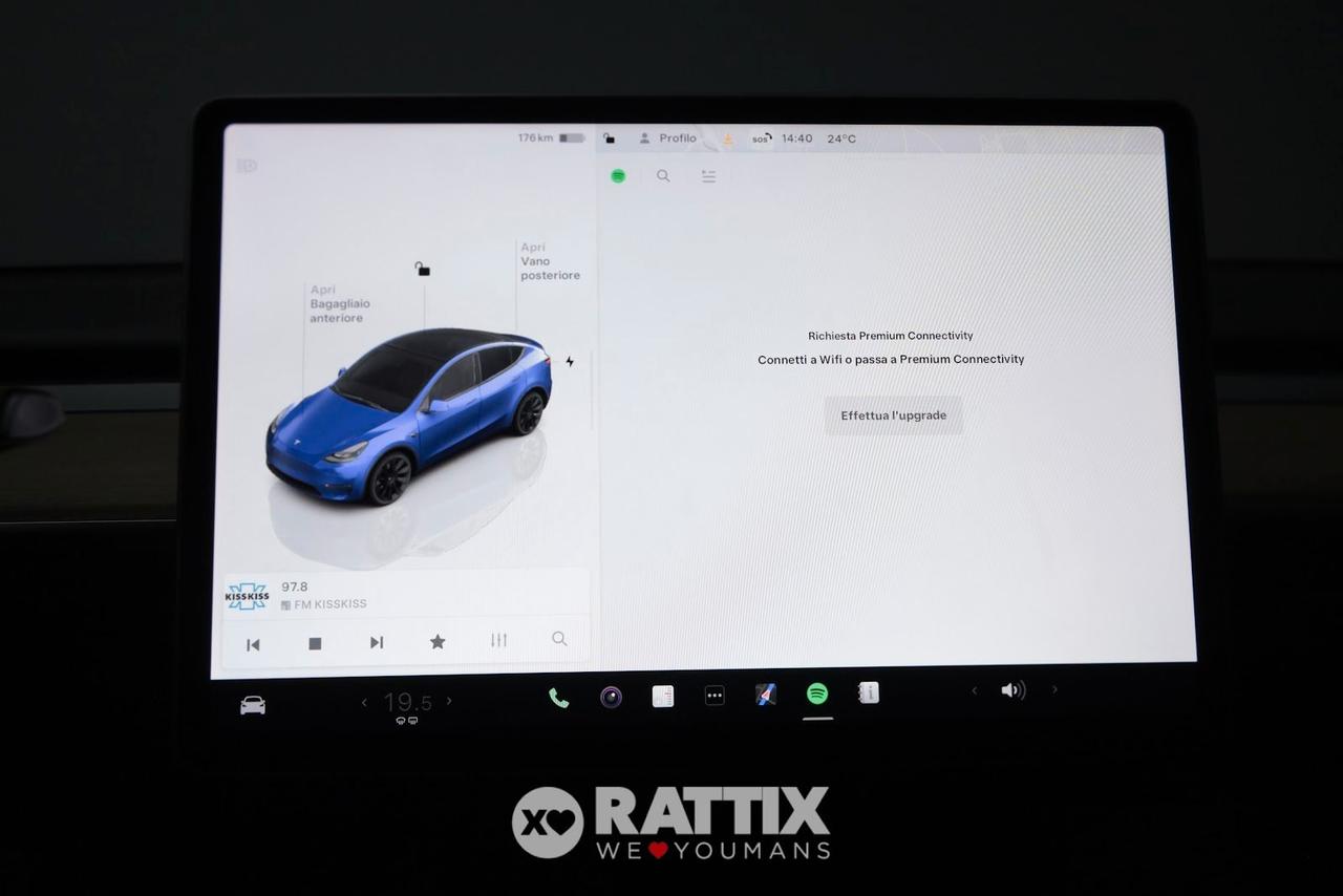 Tesla Model Y motore elettrico 153kW Long Range Dual Motor AWD + tetto panoramico