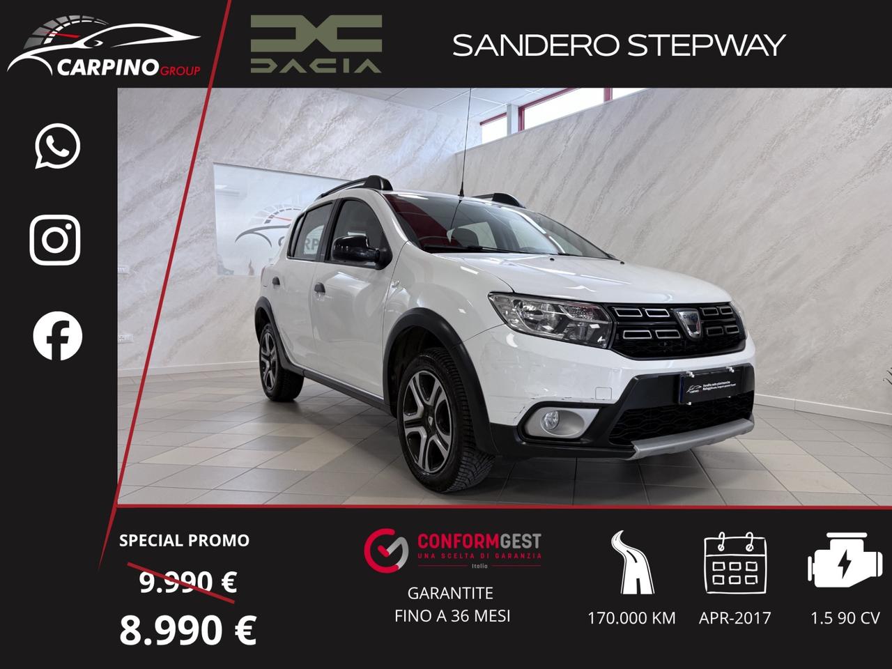 Dacia Sandero Stepway 1.5 dCi 8V 90CV Start&Stop
