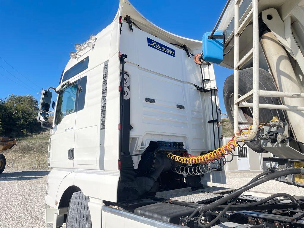 Autocarro MAN 18 480 FT + semirimorchio MENCI