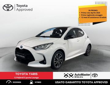 Toyota Yaris 1.5 Hybrid 5 porte Lounge