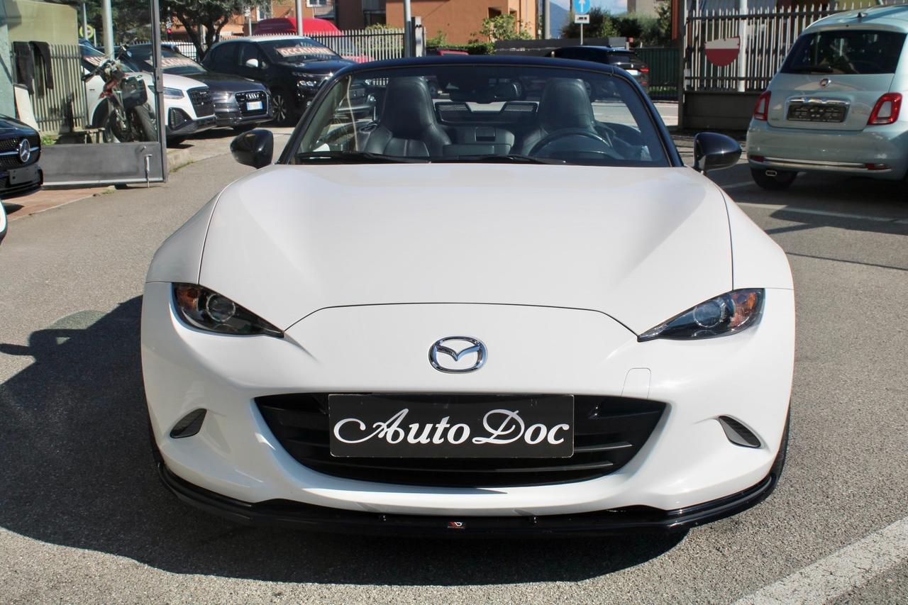 MAZDA MX-5 2.0 EXCEED 160CV PELLE ANTRACITE NAVY PLUS PDC POST KIT SCARICO SPORT