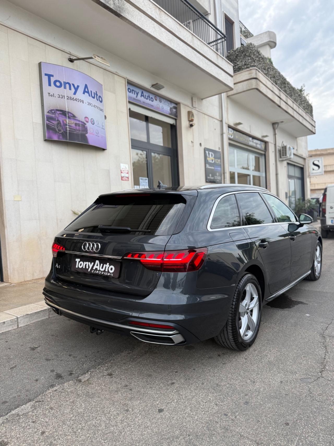 Audi A4 Avant 35 2.0 tdi mhev (DIESEL/ELETTRICA) s-tronic VIRTUALCOCKPIT,NAVIGATORE,FARO MATRIX