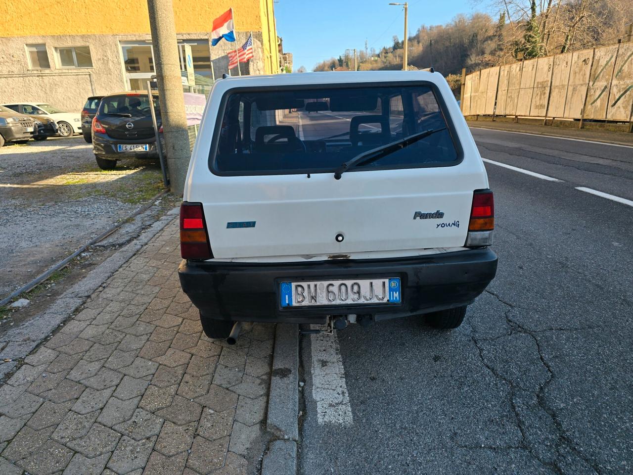 Fiat Panda 1100 i.e. cat Young Gancio traino
