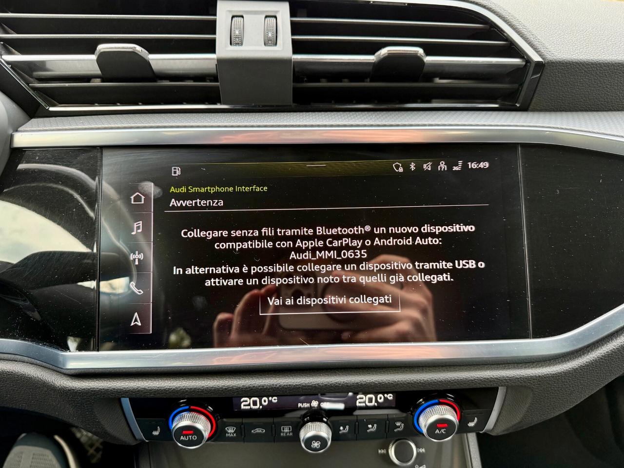 Audi Q3 45 2.0 tfsi S line edition quattro 245cv s-tronic FARI MATRIX