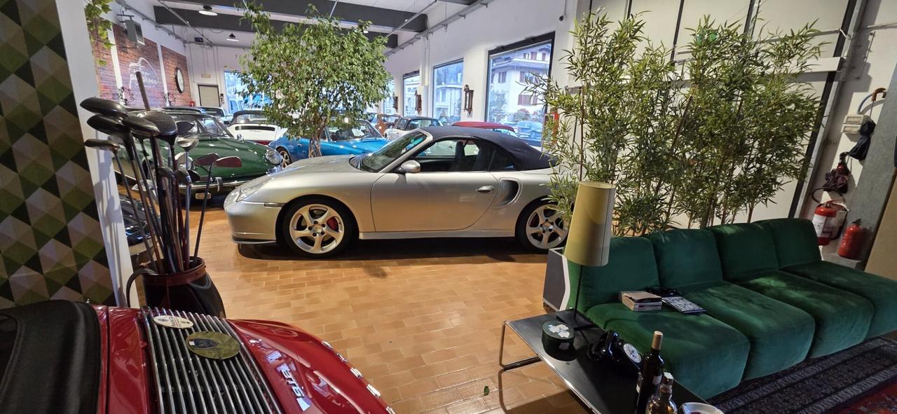 996 911 Porsche Turbo Cabriolet Book service Full Italia