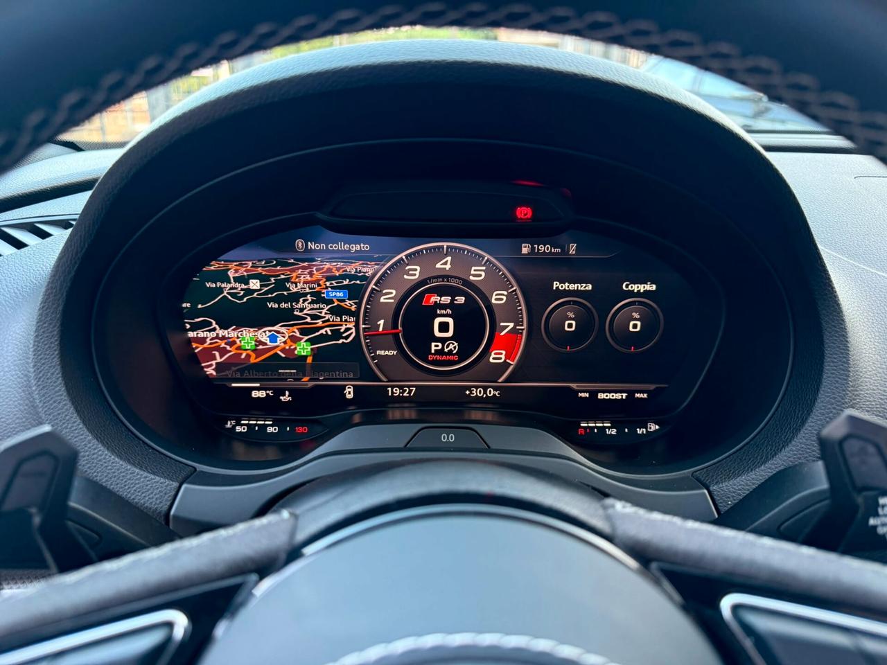 Audi RS3 SPB 2.5Tfsi 400Cv Quattro S-Tronic Total Black Tetto Virtual