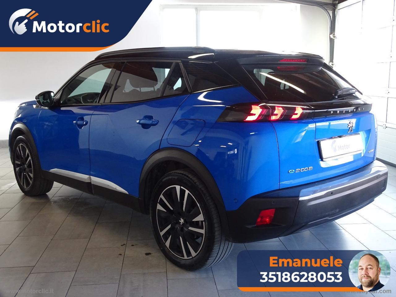 PEUGEOT 2008 motore elettrico 136 CV GT Line