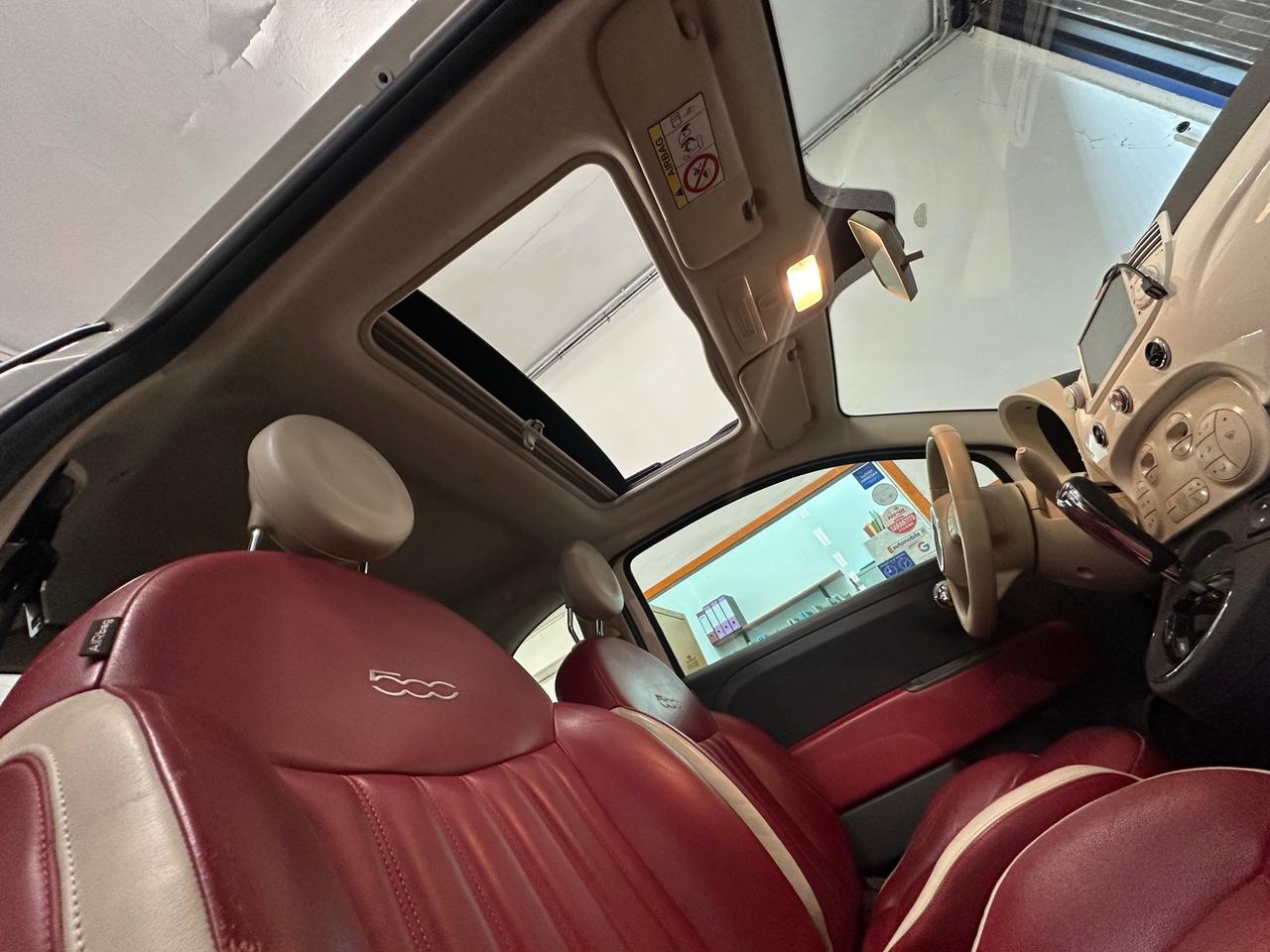 Fiat 500 1.2 Lounge - Pelle - Tetto - Automatica