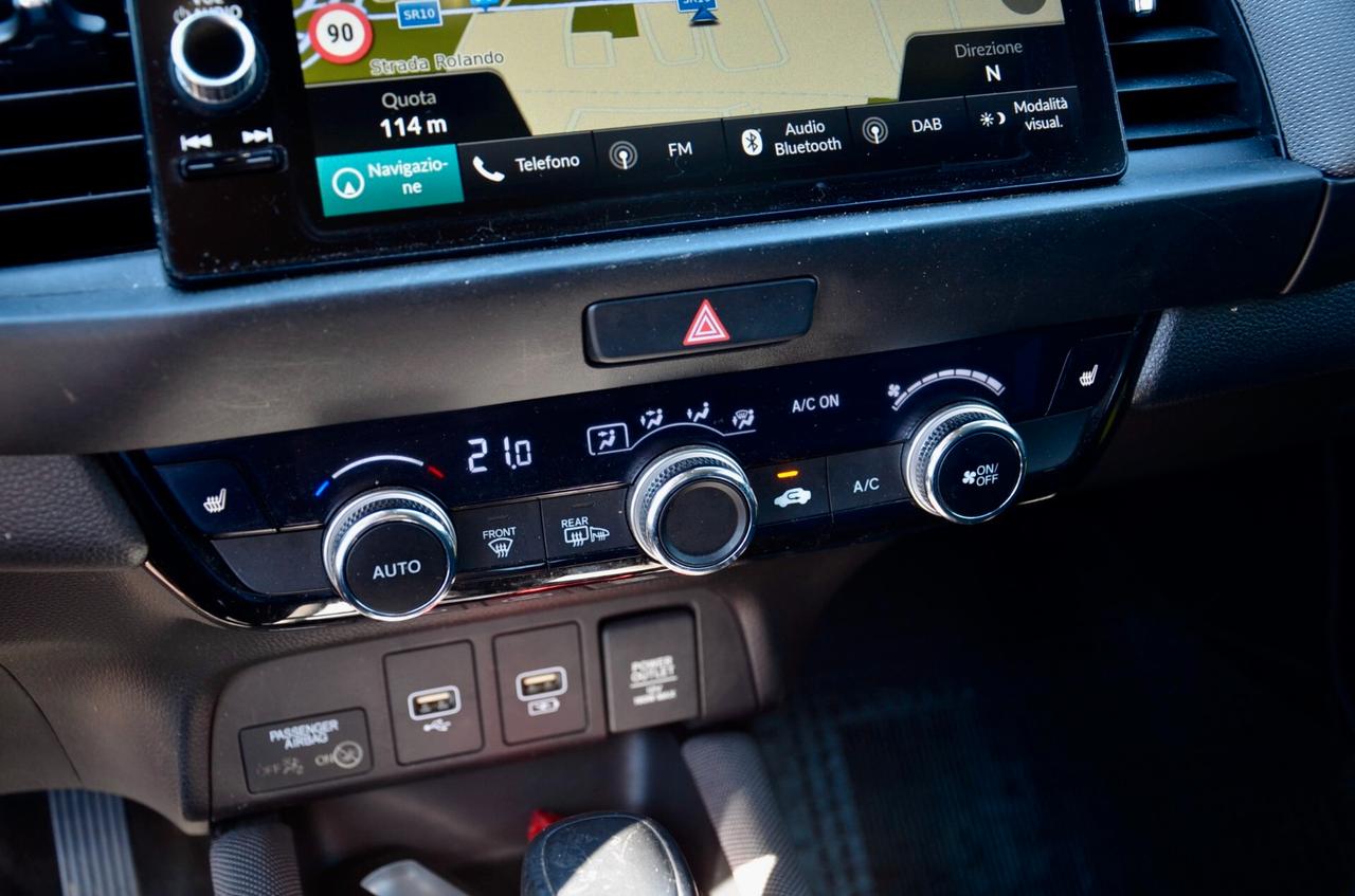 HONDA JAZZ CROSSTAR 1.5 HEV EXECUTIVE BICOLOR 98cv ECVT, UNICOPROPRIETARIO, SERVICE HONDA, UFF ITALIANA, EURO 6D, HIGH BEAM, RETROCAMERA, APPLE ANDROID, PERMUTE