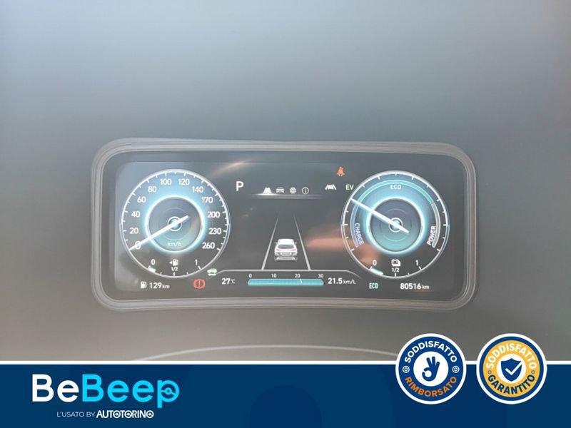 Hyundai Kona 1.6 GDI HEV XLINE 2WD 141CV DCT