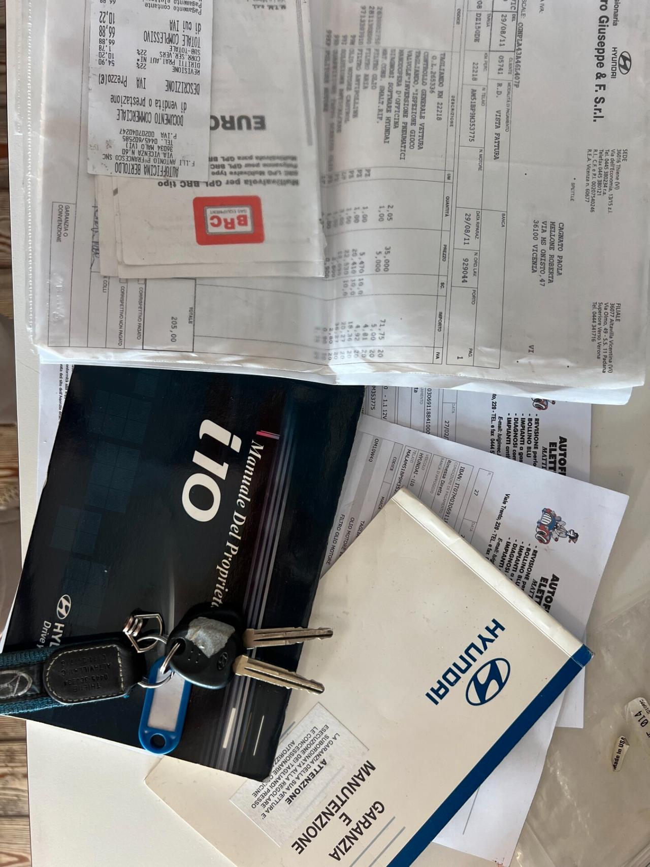 Hyundai i10 1.1 BI-FUEL GPL/UNICO PROPRIETARIO