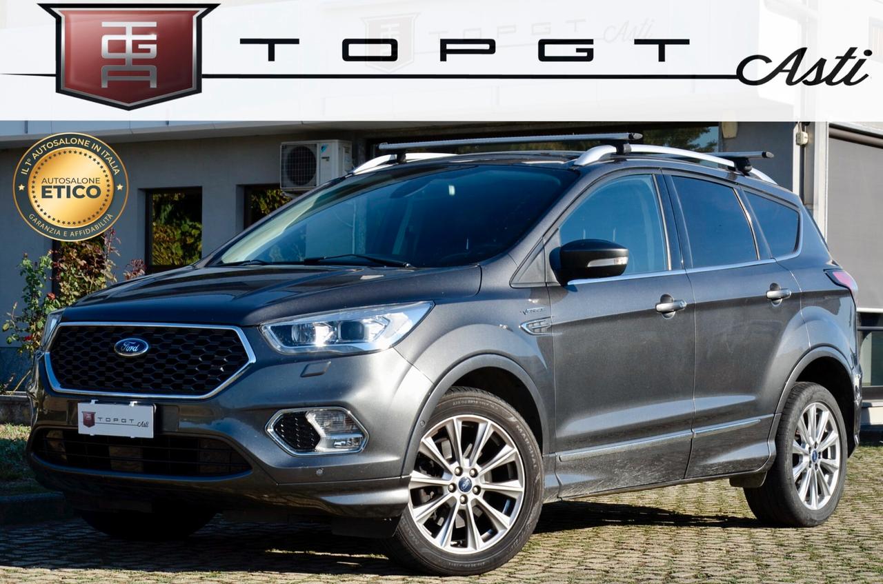 FORD KUGA 2.0 TDCI VIGNALE 150cv AUTO, PREZZO REALE, UFF ITALIANA, EURO 6C, XENO, RETROCAMERA, PERMUTE