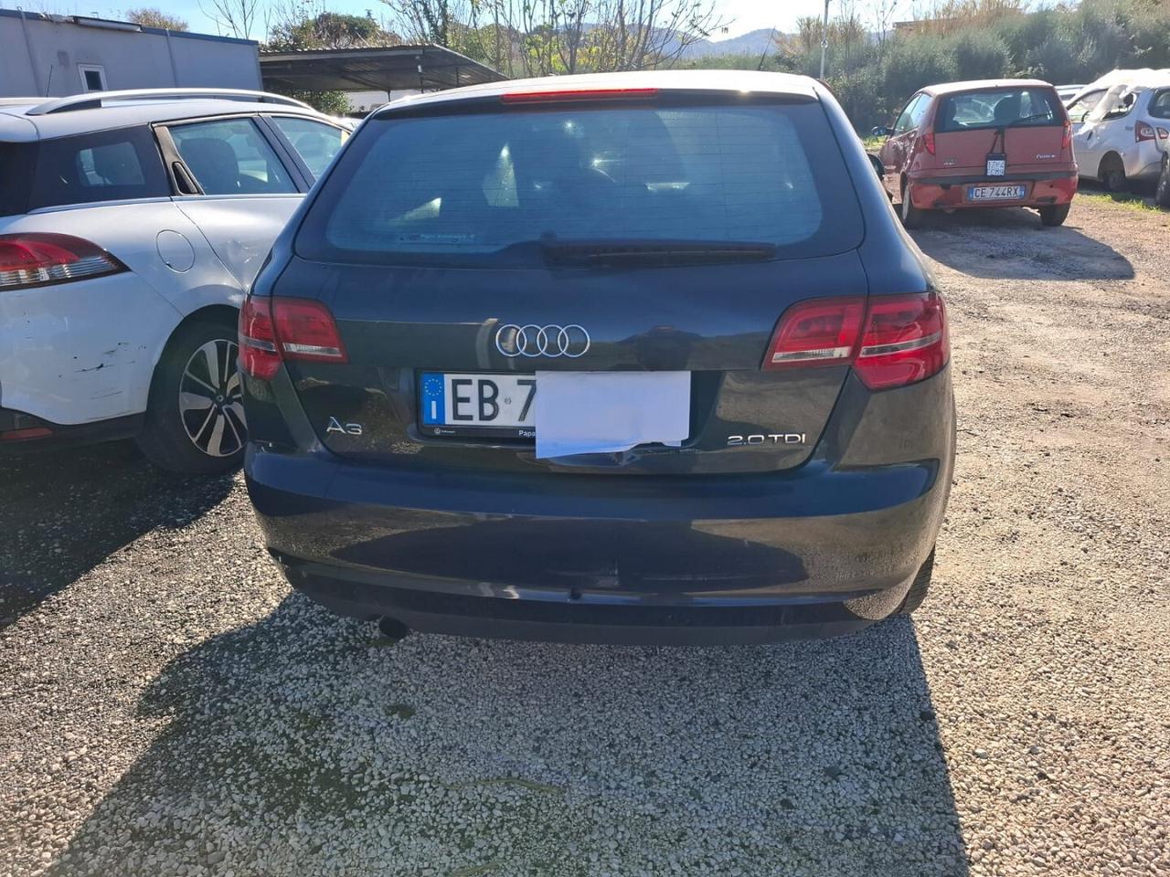 AUDI A3 SPB TDI AMBIENTE SINISTRATA MARCIANTE