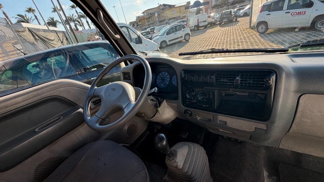 Kia K2500 2.5 DIESEL 95CV 3 POSTI GEMELLATO PORTATA 11q.