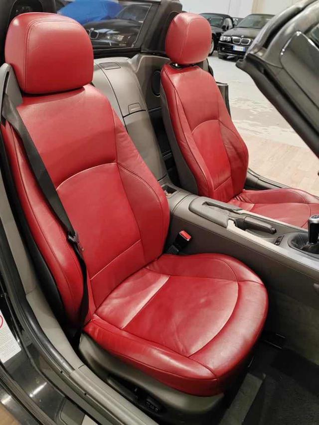 BMW Z4 3.0i MANUALE ASI PELLE ROSSA