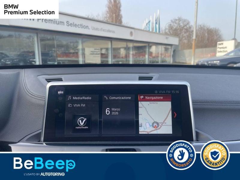 BMW X1 SDRIVE16D XLINE AUTO