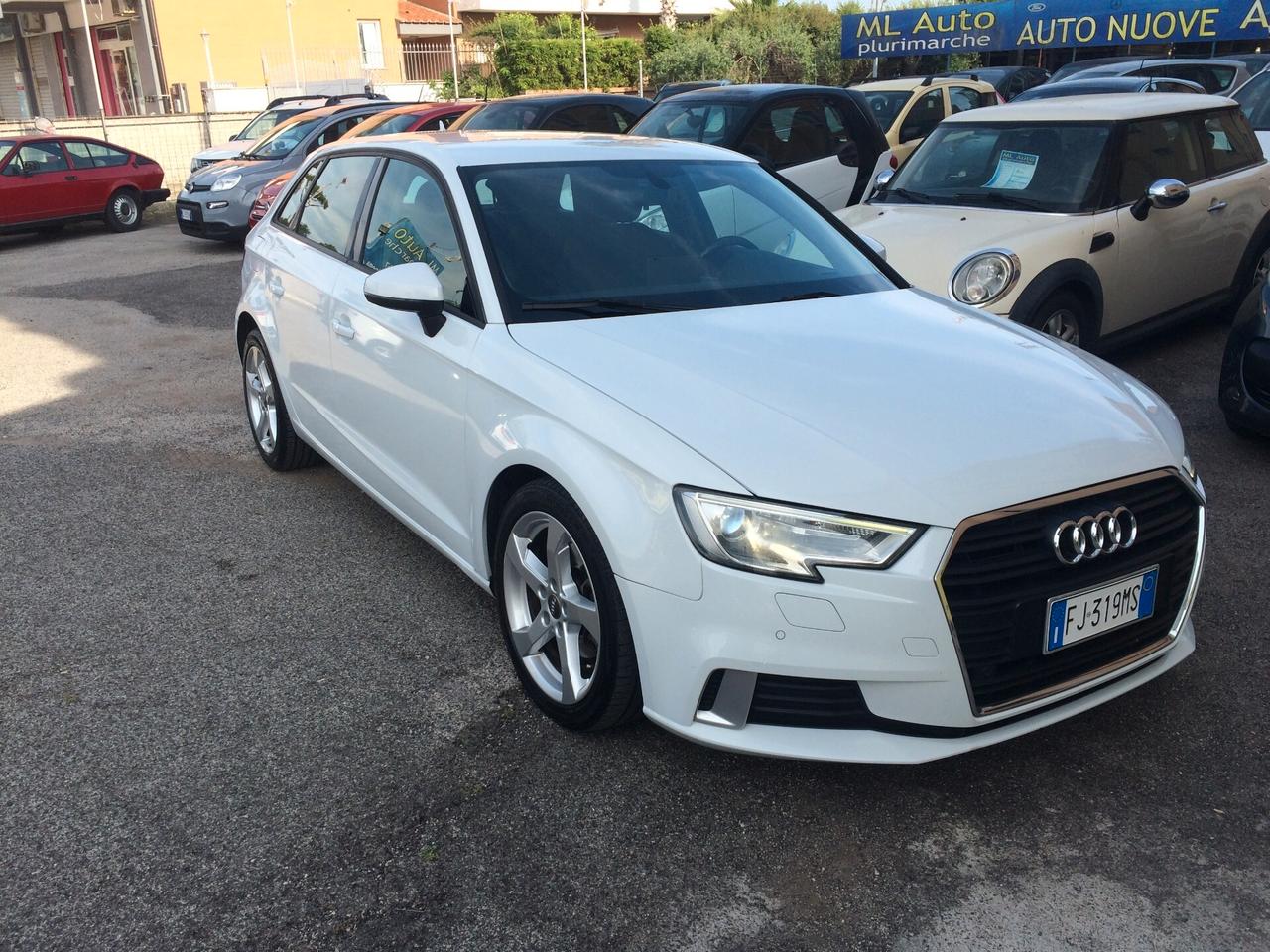 2017 Audi A3 SPB 1.6 TDI Sport tagliandata +garanzia !!!