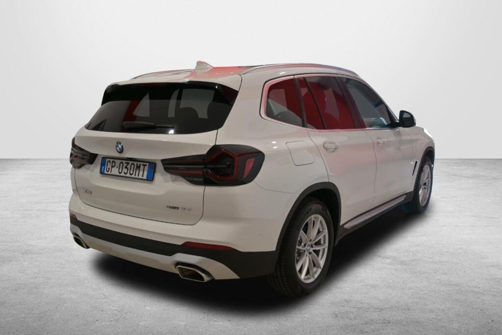 BMW X3 20D 150CV STEPTRONIC 48V S-DRIVE BUSINESS ADVANTAGE ( FARI LED ADATTIVI - BMW DIGITAL COCKPIT - PELLE - CLIMA TRIZONA - NAVI - MIRROR - PARK ASSISTANT - CERCHI 18 ) KM 34000