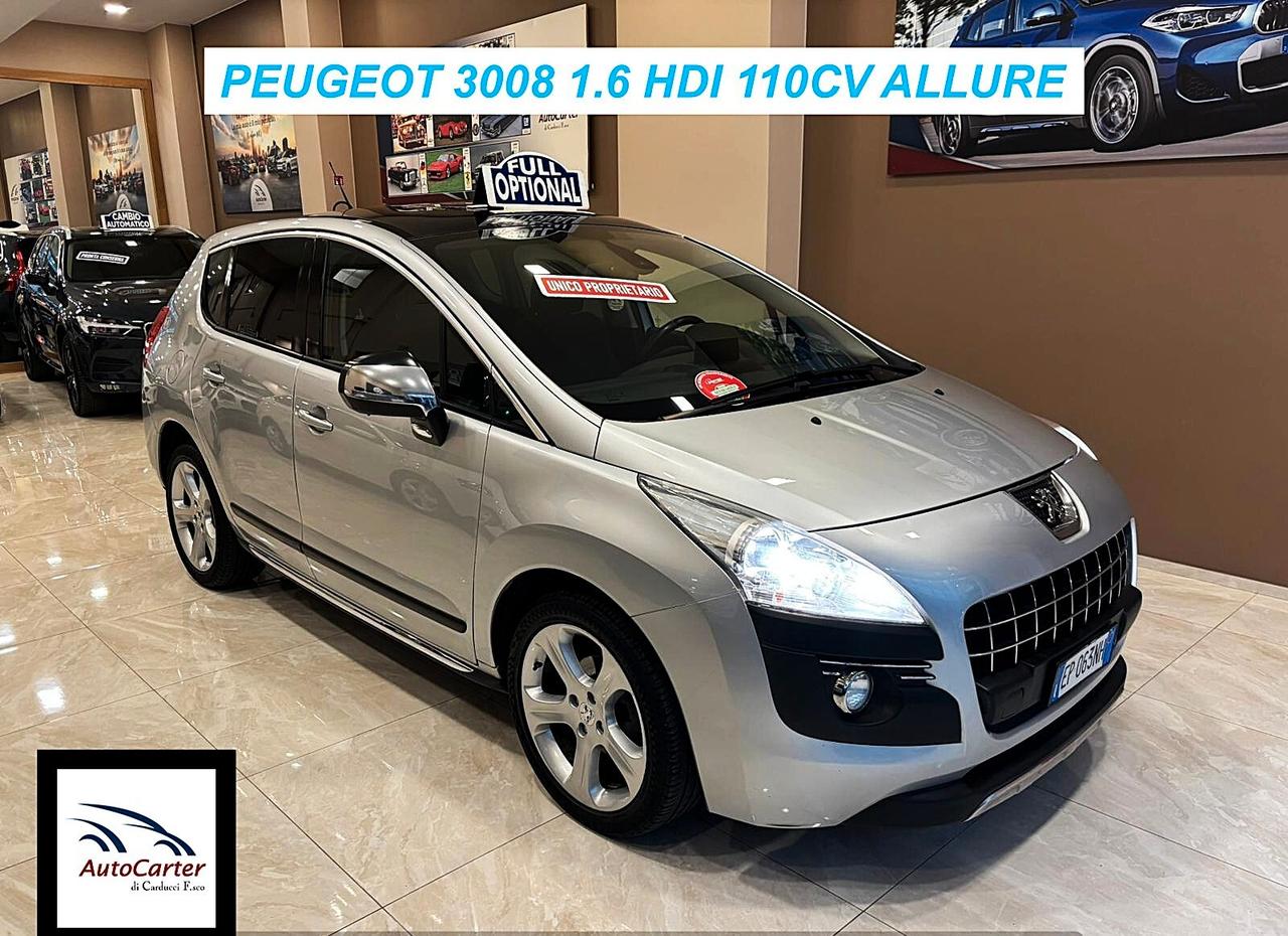 Peugeot 3008 1.6 DIESEL **TETTO**COME NUOVA