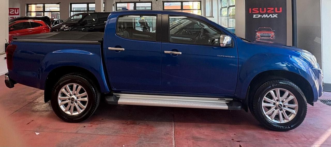 PIC-UP ISUZU D-MAX 4X4 km 60.819 DOPPIA CABINA AUTOCARRO POSTI 5 CAMBIO AUT.Diesel 1900 CV 163 Garanzia 12 mesi