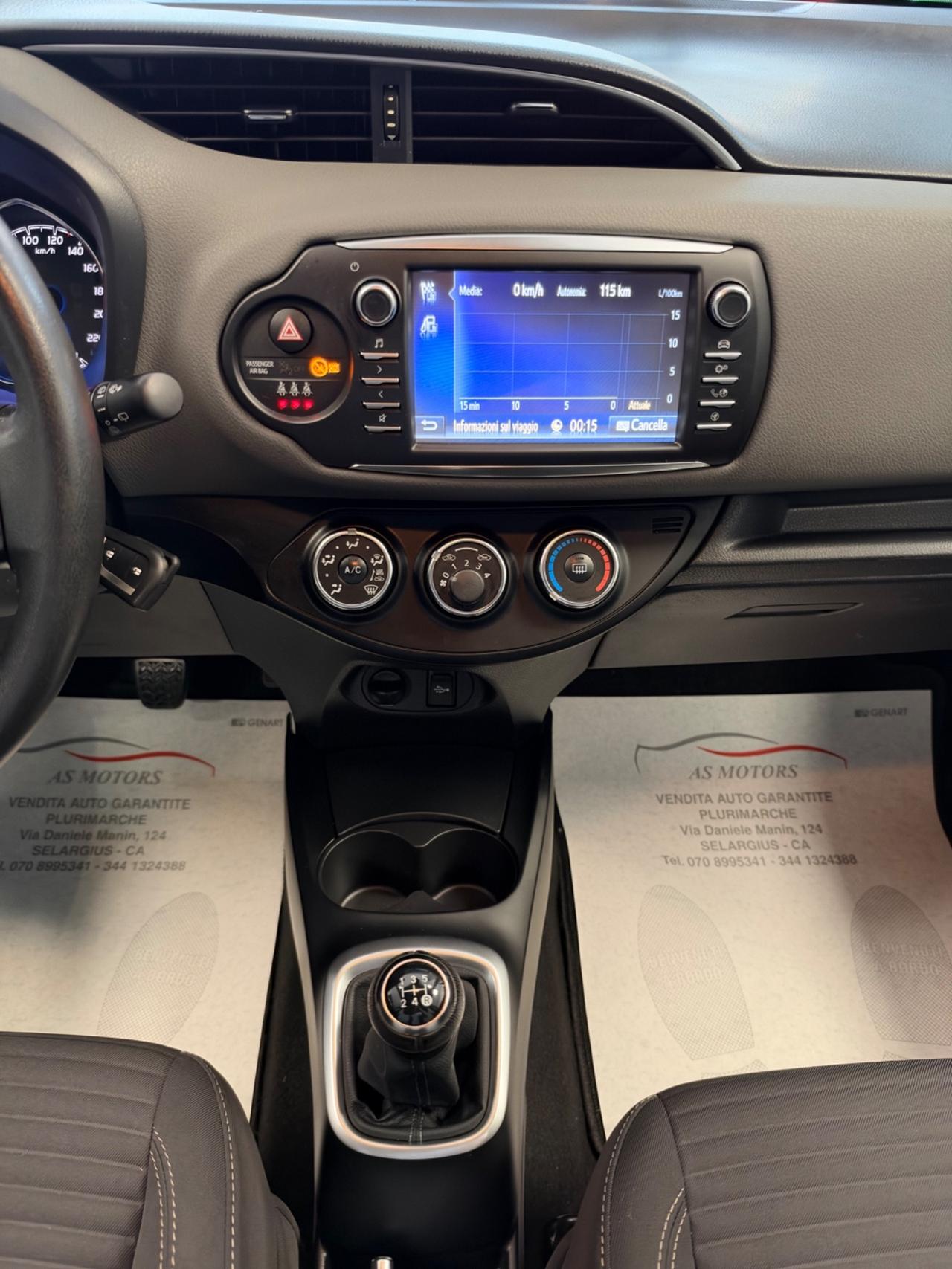 Toyota Yaris 1.0 72 CV 5 porte Lounge