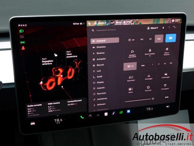 TESLA Model Y SINGLE MOTOR RWD 300CV AUTOMATICA 'GARANZIA TOTALE