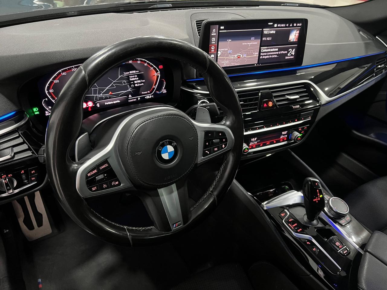 BMW 520d mhev XDrive 48V MSport auto 190 cv