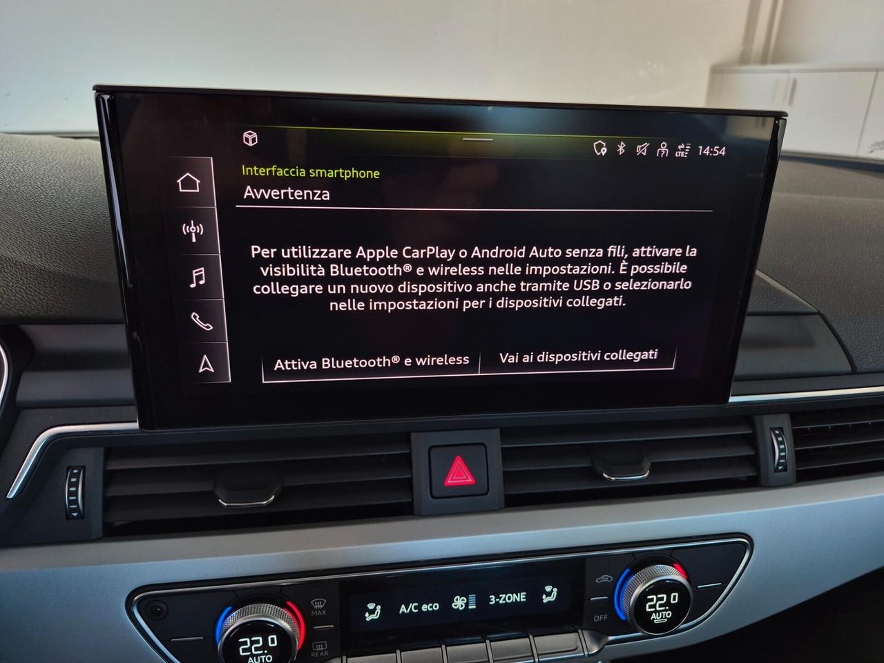 Audi A4 AVANT 35 2.0 TDI MHEV 163CV S-TRONIC LED NAVI MMI PLUS APPLE CAR PLAY/ANDROID AUTO VIRTUAL COCKPIT PLUS ACC LUCI AMBIENTE