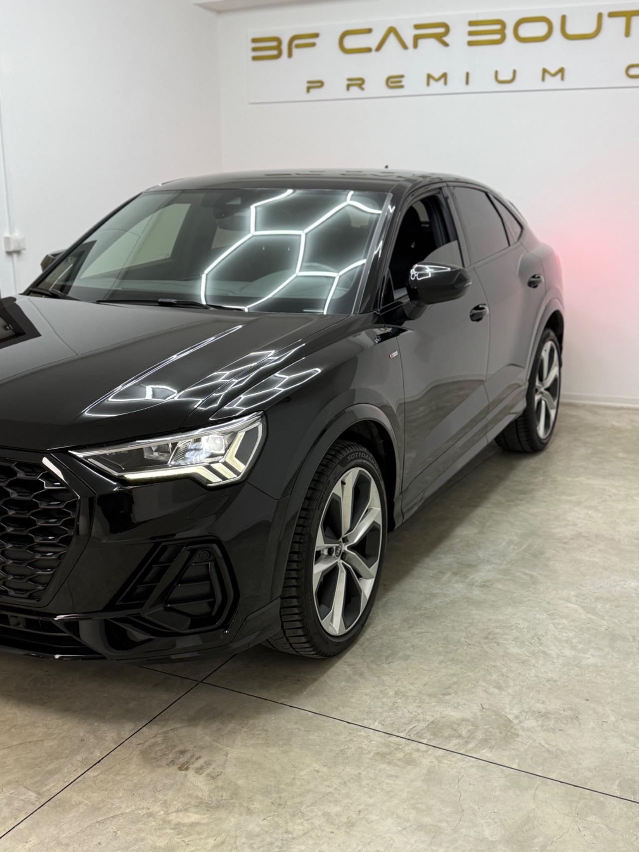 Audi Q3 Sportback 35 TDI S line edition Black Identity Ita Iva Esposta