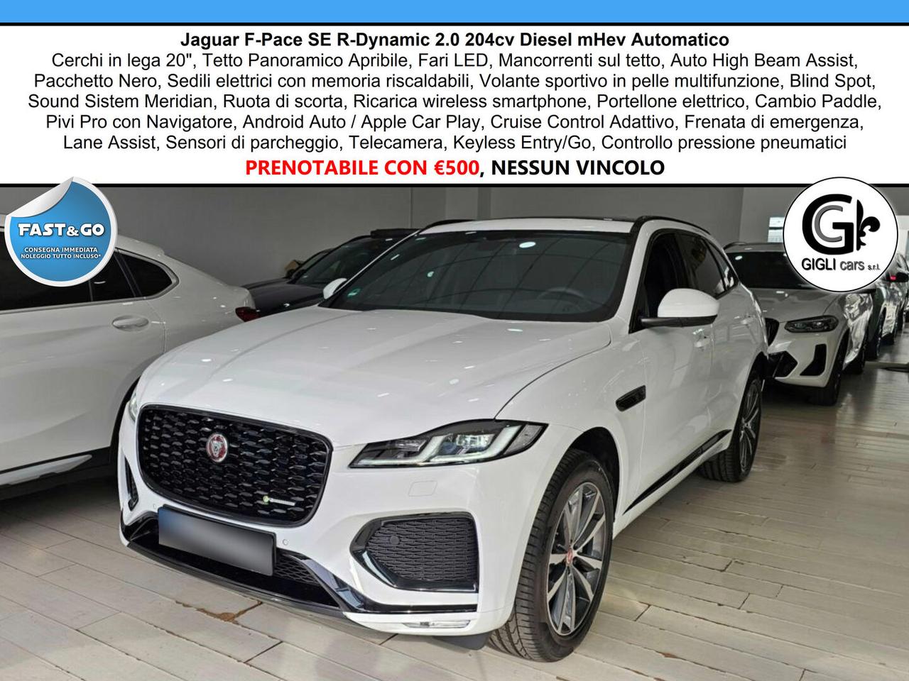 Jaguar F-Pace SE R-Dynamic 2.0 204cv Diesel mHev Automatico