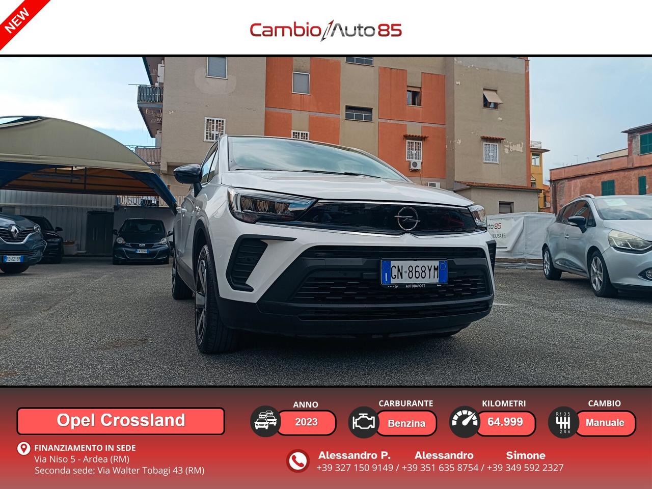 Opel Crossland 1.2 Turbo 12V 110 CV Start&Stop Edition