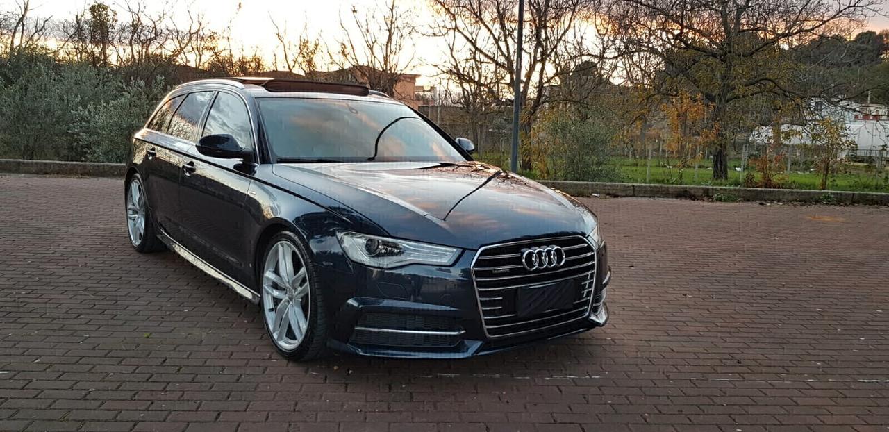 Audi A6 Avant 3.0 TDI 272 CV quattro S tronic s-line,tetto apribile,interni in pelle ghiaccio,fari led bixeno,,cerchi da 20,navigatore ,full optional