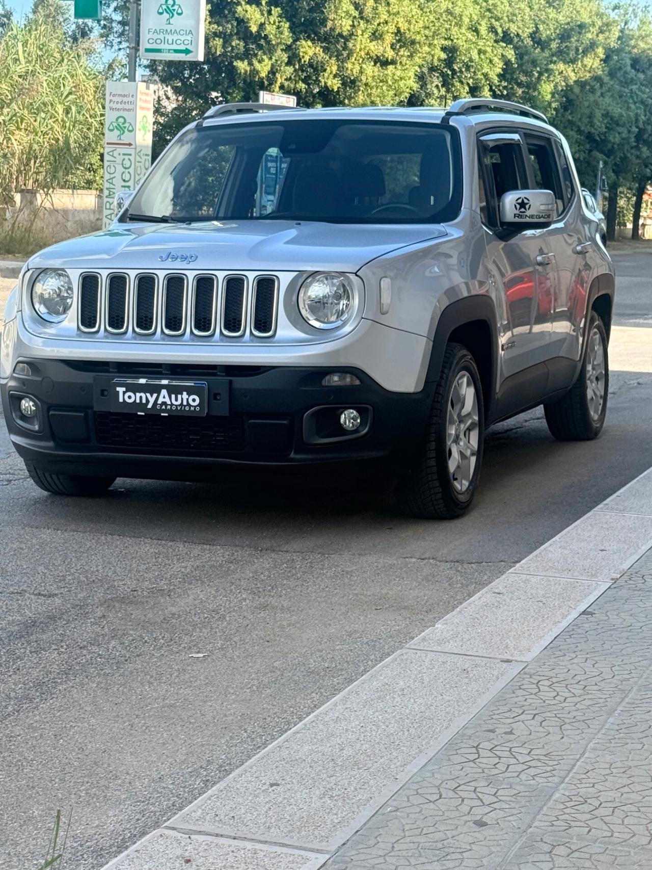 Jeep Renegade 1.4 GPL Limited 140cv NAVI,BLOCK SHAFT ,ANDROID AUTO,SENS.PARK.KM CERTIFICATI,UNI PROP.