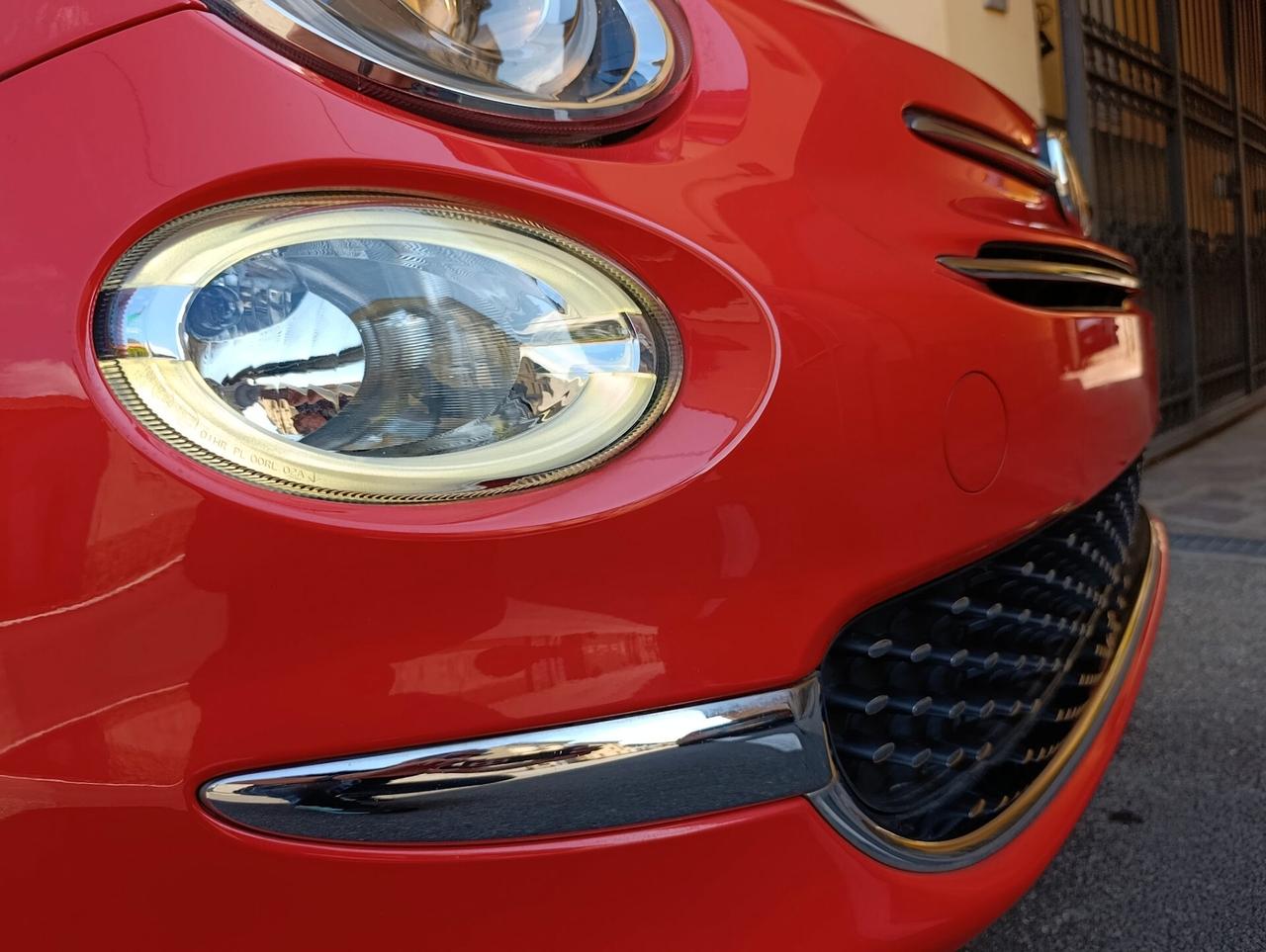 Fiat 500 1.2 Lounge Rosso Corallo km 36.317