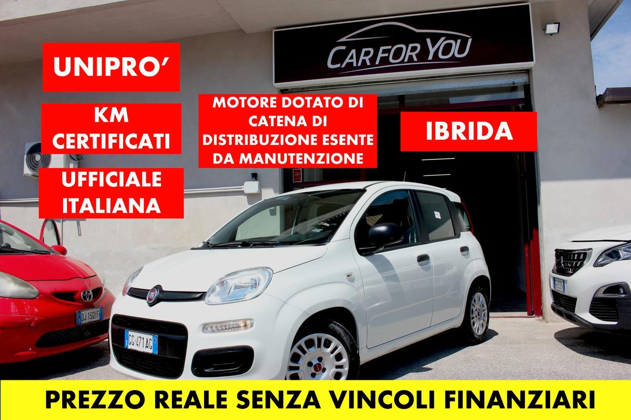 Fiat Panda *PREZZO VERO NESSUN VINCOLO* 1.0 hybrid 69 CV UNIPRO KM CERTIFICATI VETTURA ITALIANA