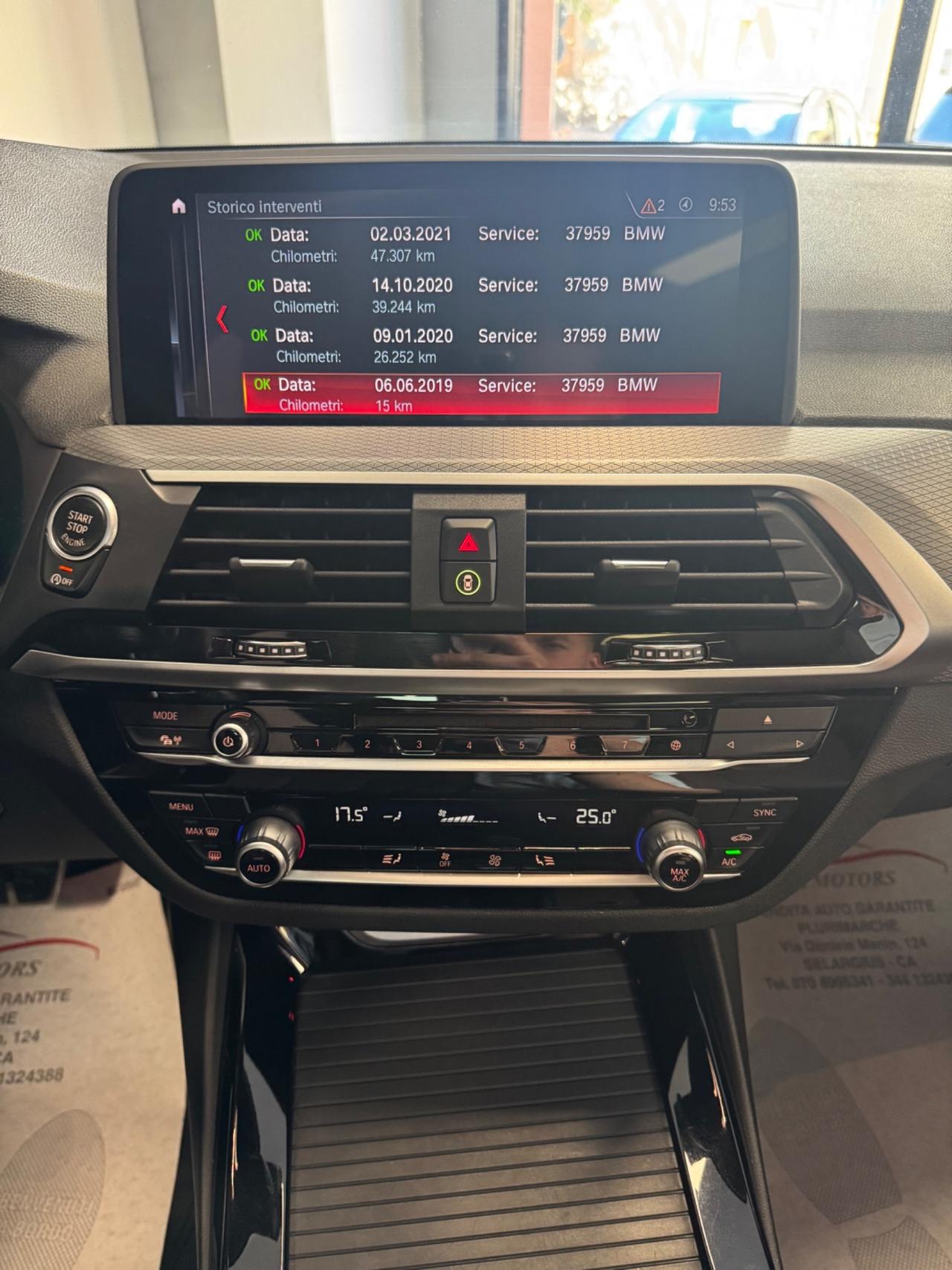 Bmw X3 2.0 230 Cv xDrive25d Msport Tetto IVA esposta