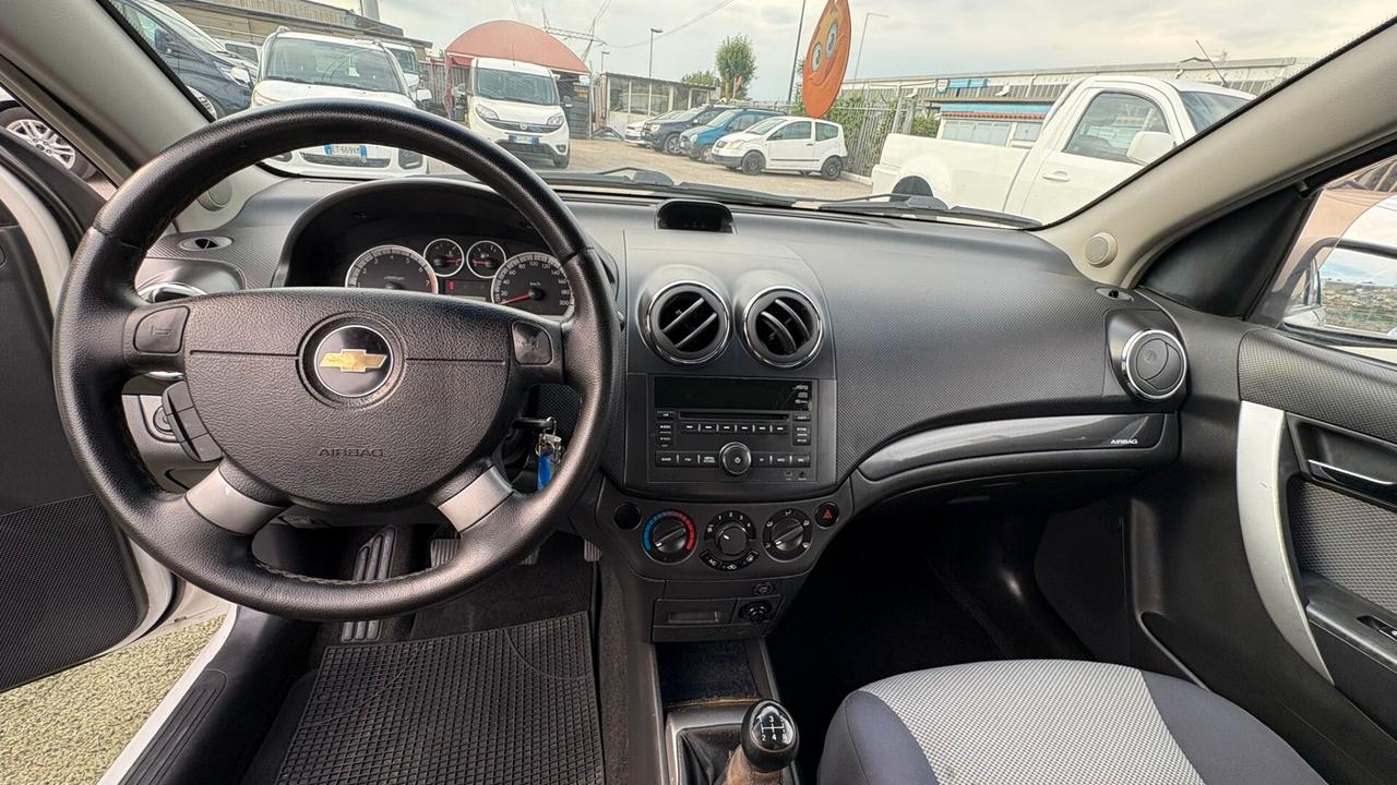 Chevrolet Aveo 1.2 BI-FUEL T48 | GPL O METANO B12D1 CC 1206 CV 84 KW 62 BERLINA, 5 P. (