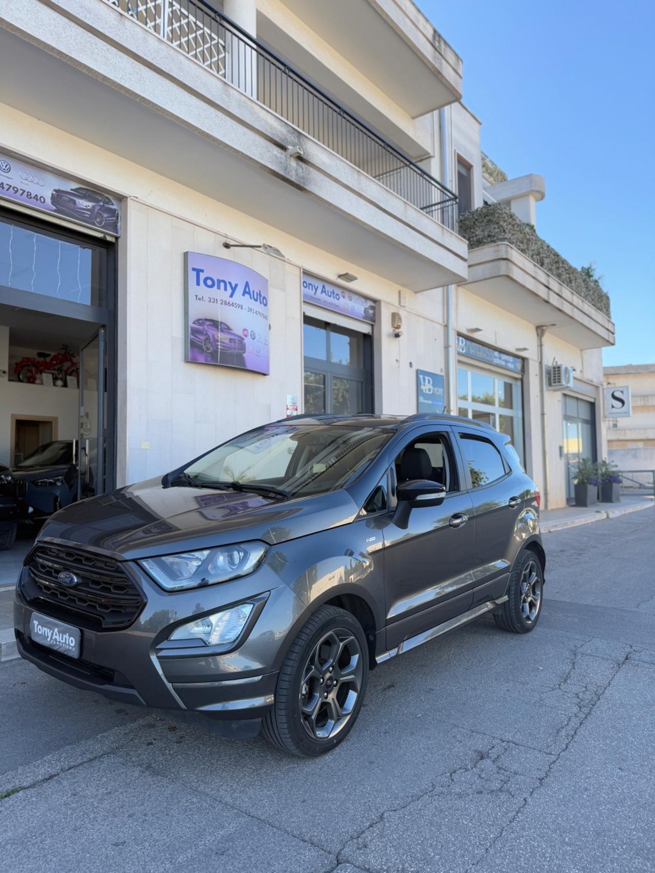 Ford EcoSport 1.0 ecoboost ST-Line NAVIGATORE,APPLE CARPLAY,FARI LED,INTERNI PELLE/ALCANTARA