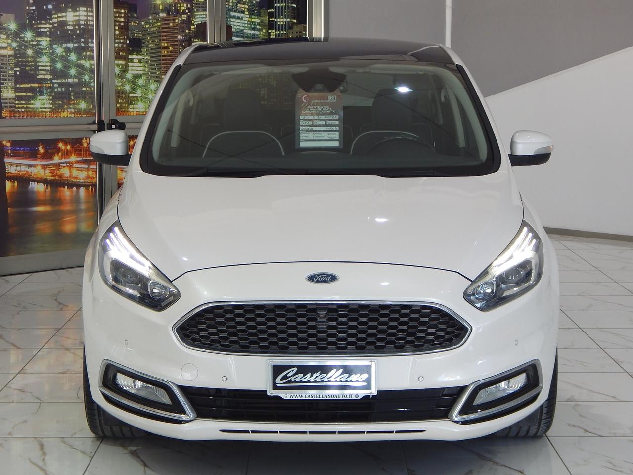 Ford S-Max 2.0 TDCI Vignale 7P. TETTO-NAVI-PELLE-PARK-LED