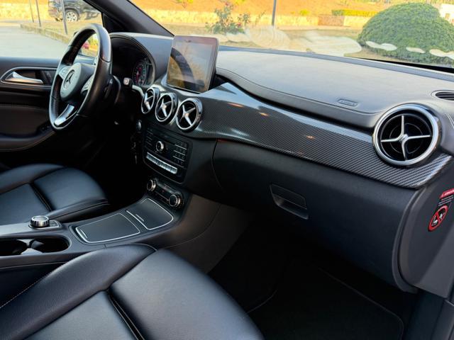 MERCEDES-BENZ B 200 D PREMIUM EDITION+PACK BLACK+F1+PELLE TOT+CARBONIO