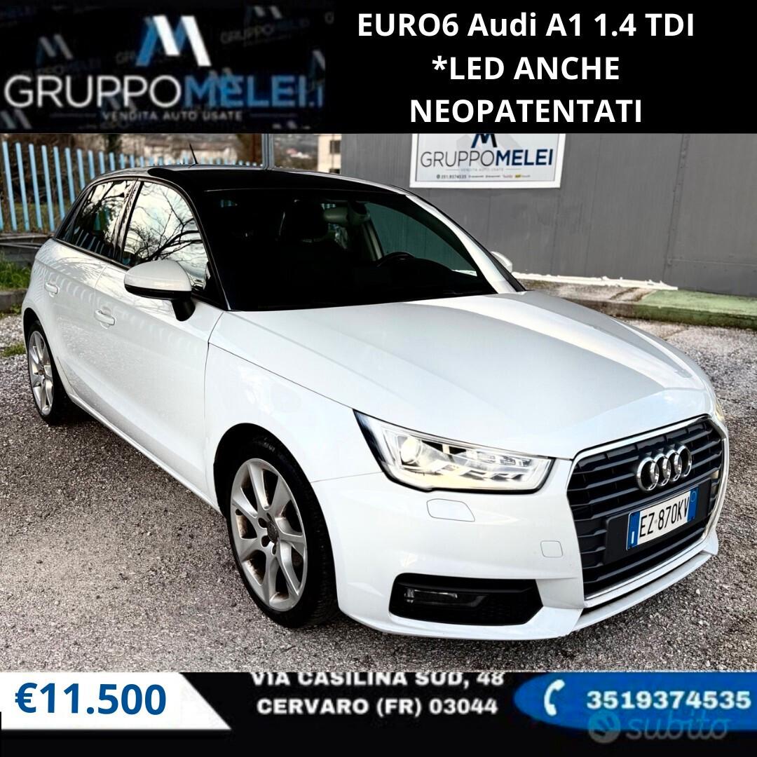 EURO6 Audi A1 1.4 TDI *LED ANCHE NEOPATENTATI