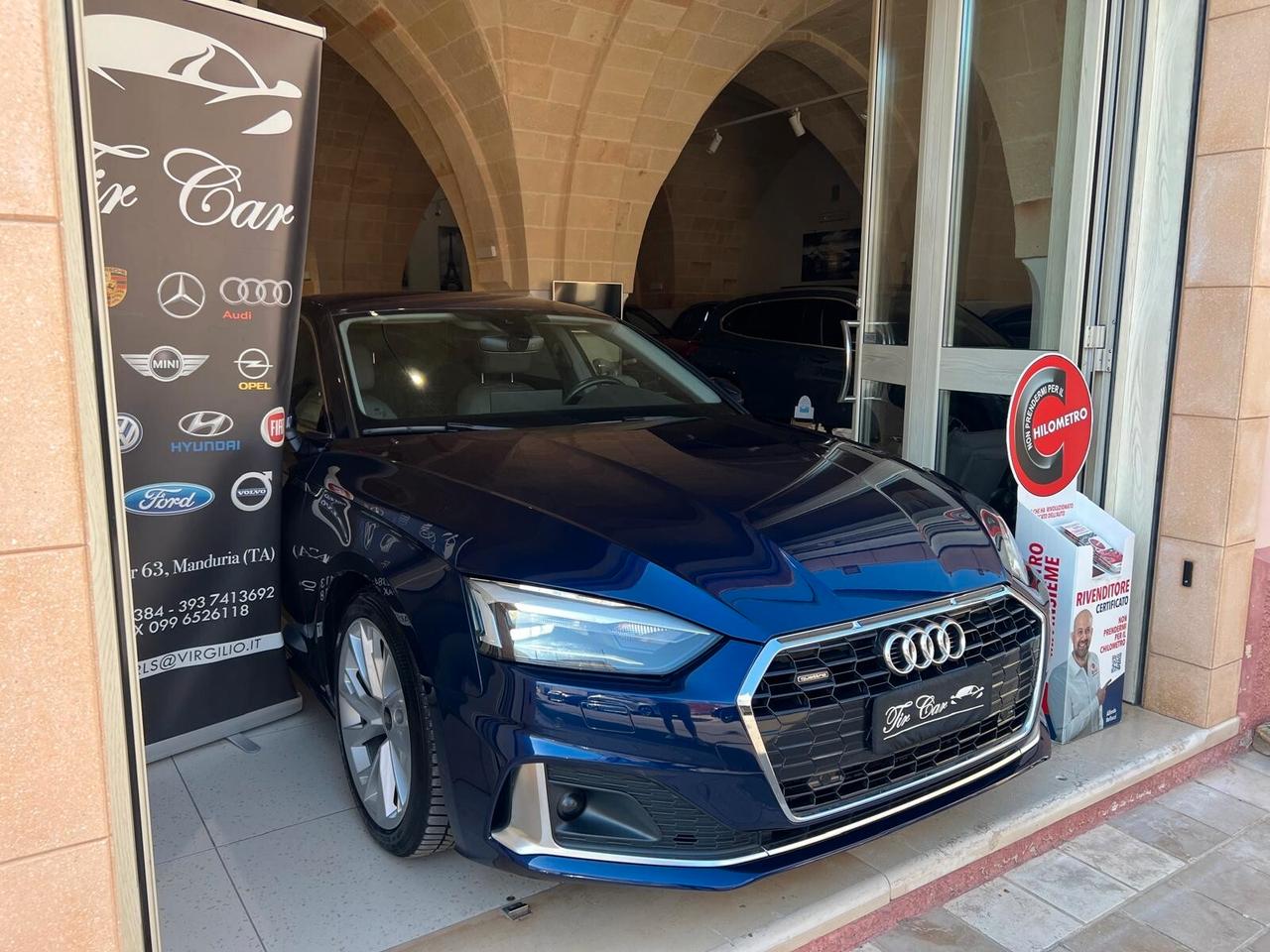 AUDI A5 SPORTBACK 40 TDI MEHV 204CV QUATTRO PELLE NAVI CAM ANNO 2021