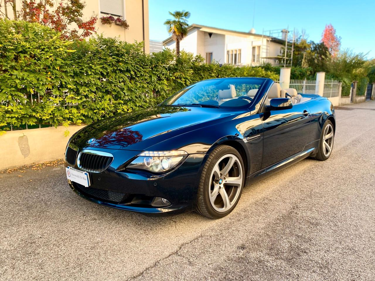 BMW Serie 635d Cabrio auto 286cv TAGLIANDI CERTIFICATI BMW